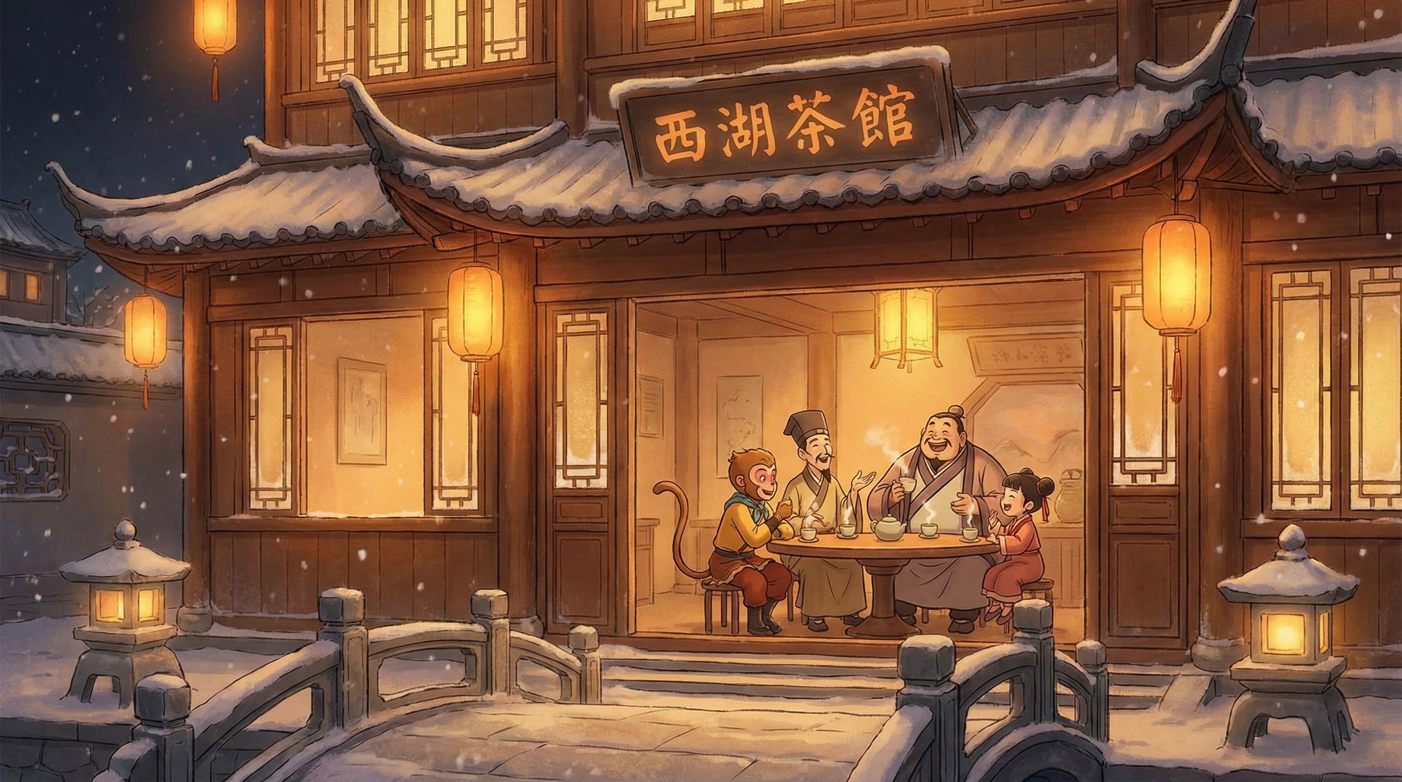 小马拉大车视频上传区-茶馆夜话温暖时光